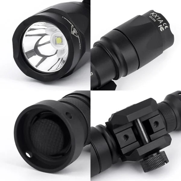 Rebel M300A 280 Lumen Tactical Flashlight + Dual Function Tape Switch