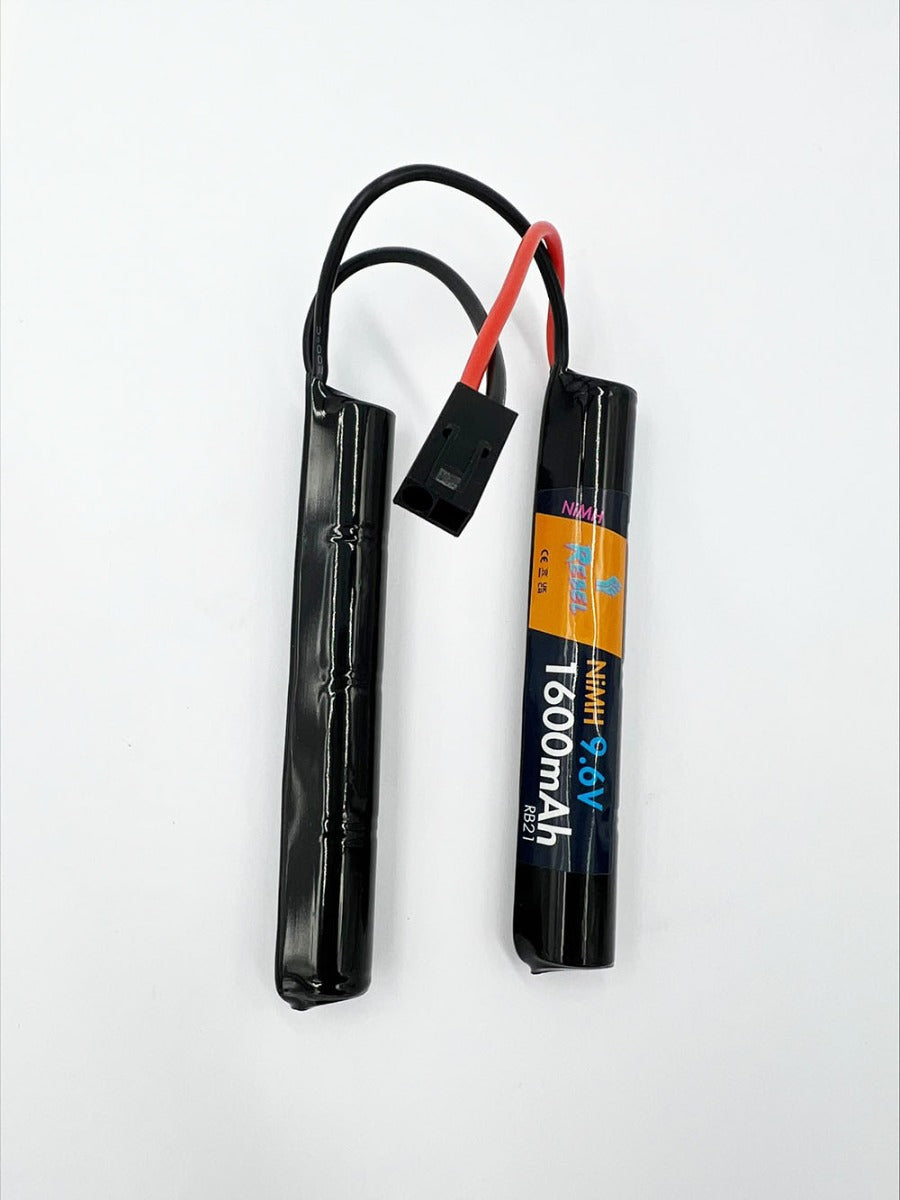 Rebel Battery - 1600mAh 9.6V NIMH Nunchuck - Mini Tamiya