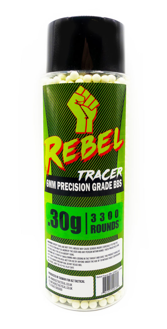 Rebel Precision 6mm Tracer BBs 3300ct Bottle - 0.3g