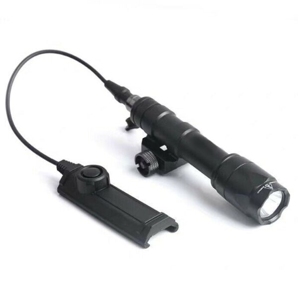 Rebel M600C 340 Lumen Tactical Flashlight + Dual Function Tape Switch