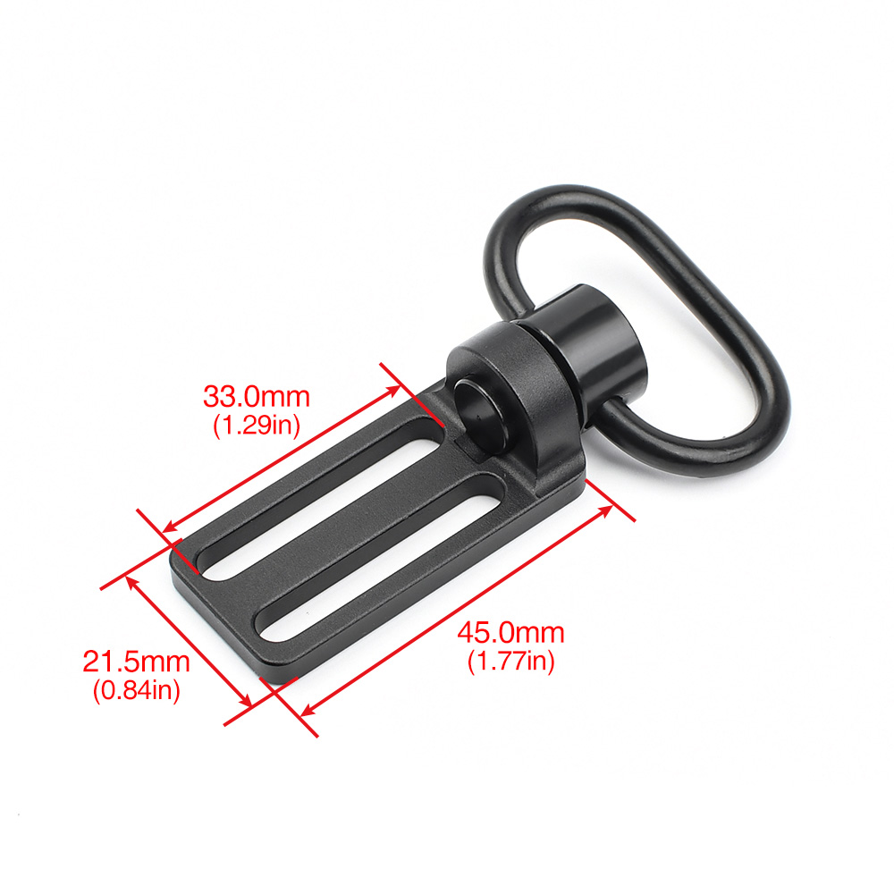 Rebel Precision QD Strap 2 To 1 Point Triglide Eyelet Converter - 1.25"