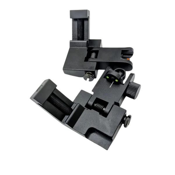 Rebel Precision 45° Flip Up Offset Iron Sight - Black