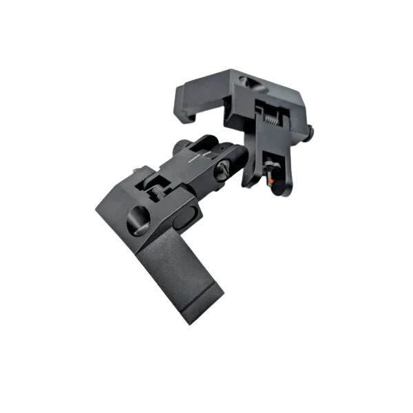 Rebel Precision 45° Flip Up Offset Iron Sight - Black