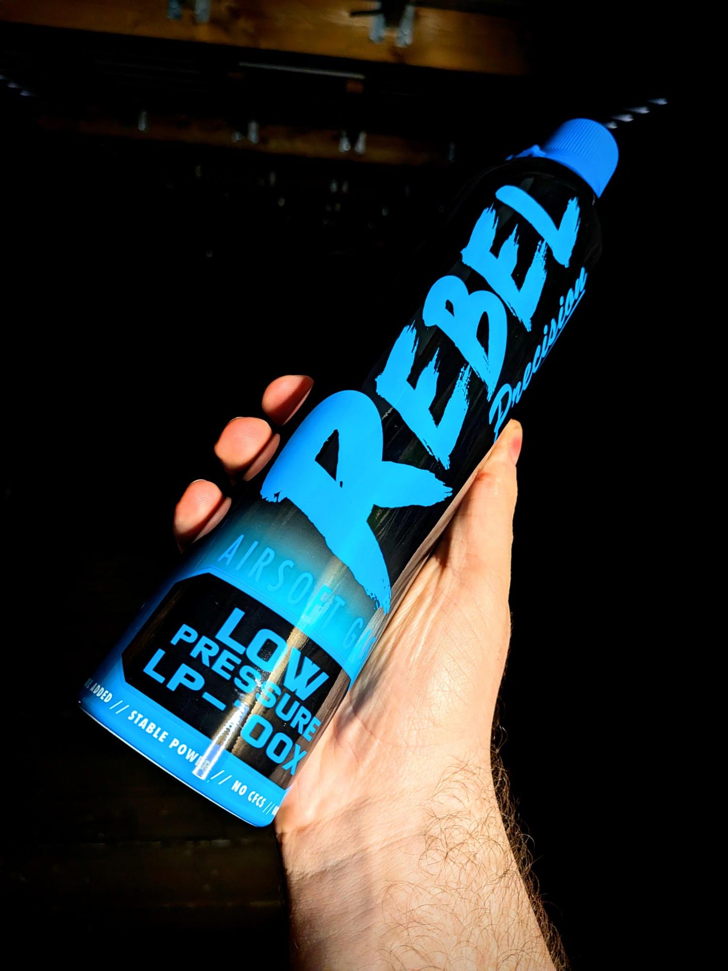 Rebel Precision LP-100X 600ml Performance Blue Gas (Low Pressure: 9kg/128psi)