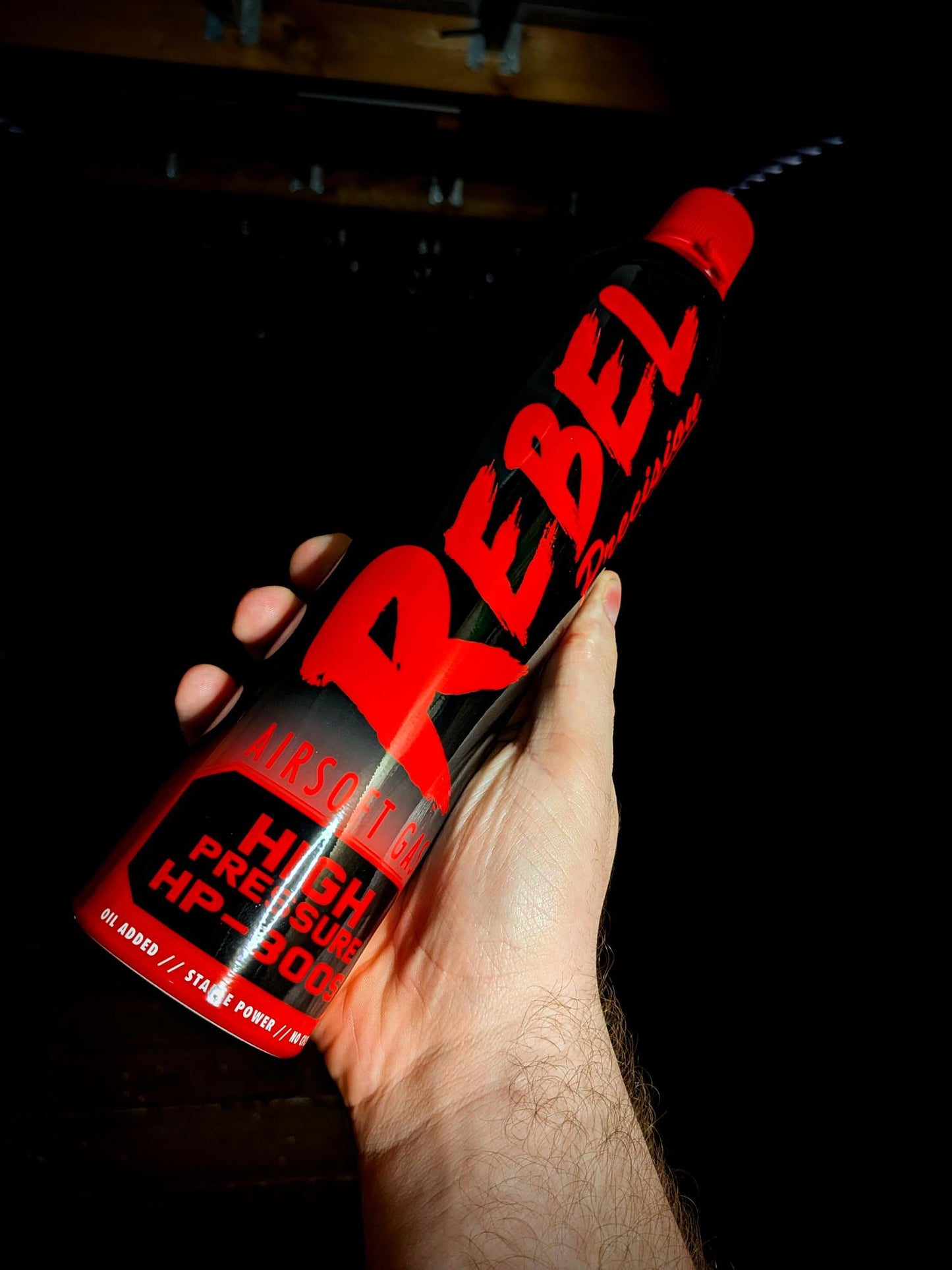 Rebel Precision HP-300S 560ml Performance Red Gas (High Pressure: 14kg/199psi)