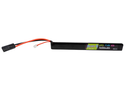 Rebel Battery - 1650mAh LiPo 7.4V 20C AK Stick Mini Tamiyla