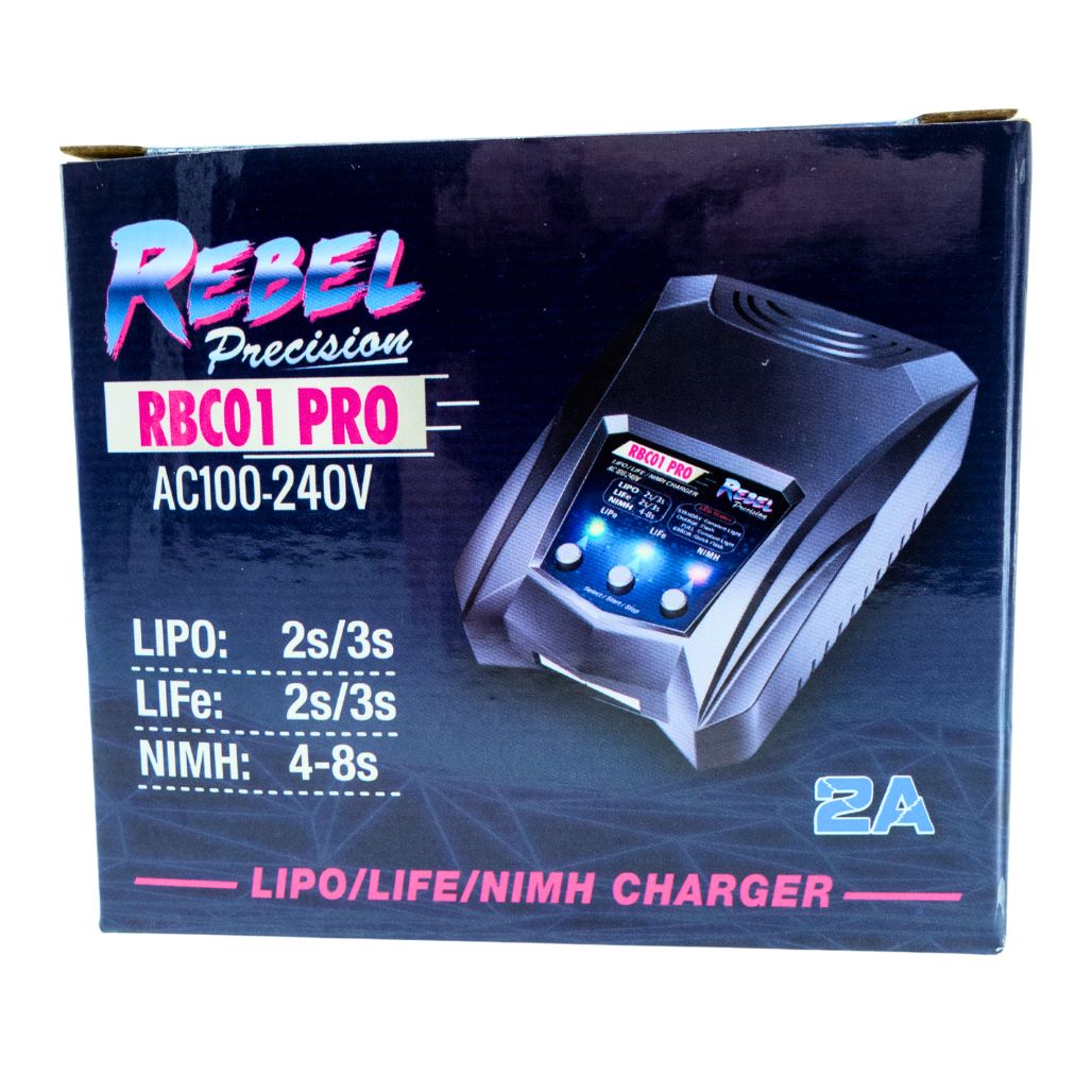 Rebel RBC01 Pro Compact Smart Charger (Lipo,Life,Nimh)