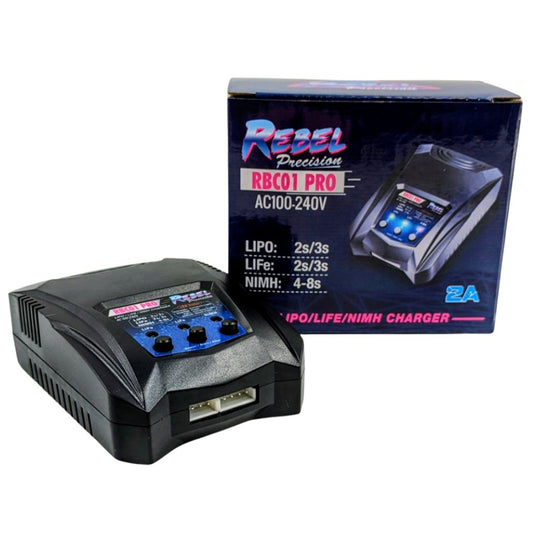 Rebel RBC01 Pro Compact Smart Charger (Lipo,Life,Nimh)