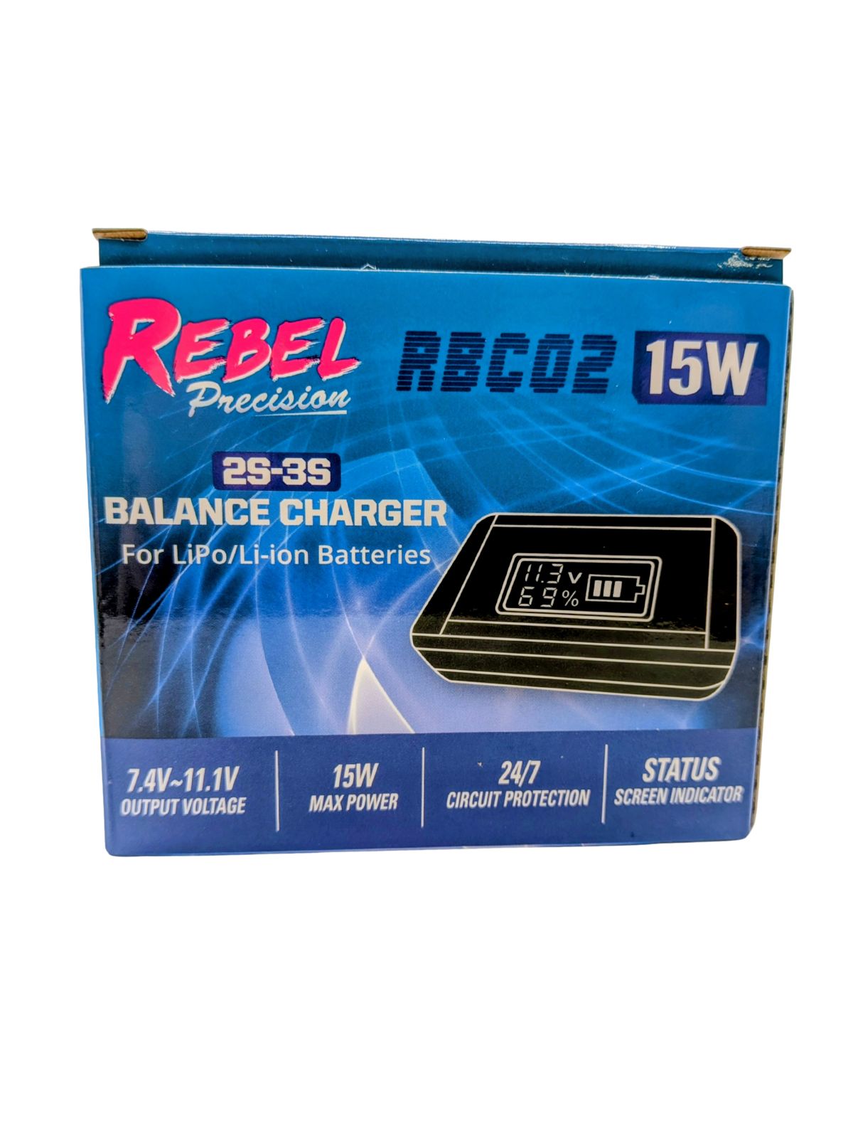 Rebel RBC02 Ultra Compact Smart Charger (Lipo/Li-Ion)
