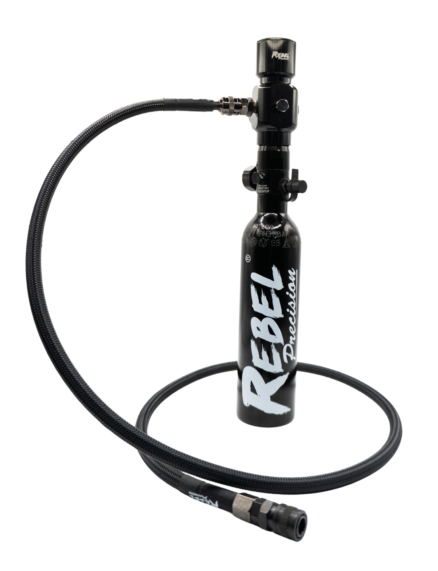 Rebel 13ci 3K Aluminum HPA Tank w/ Regulator - Black (Empty)