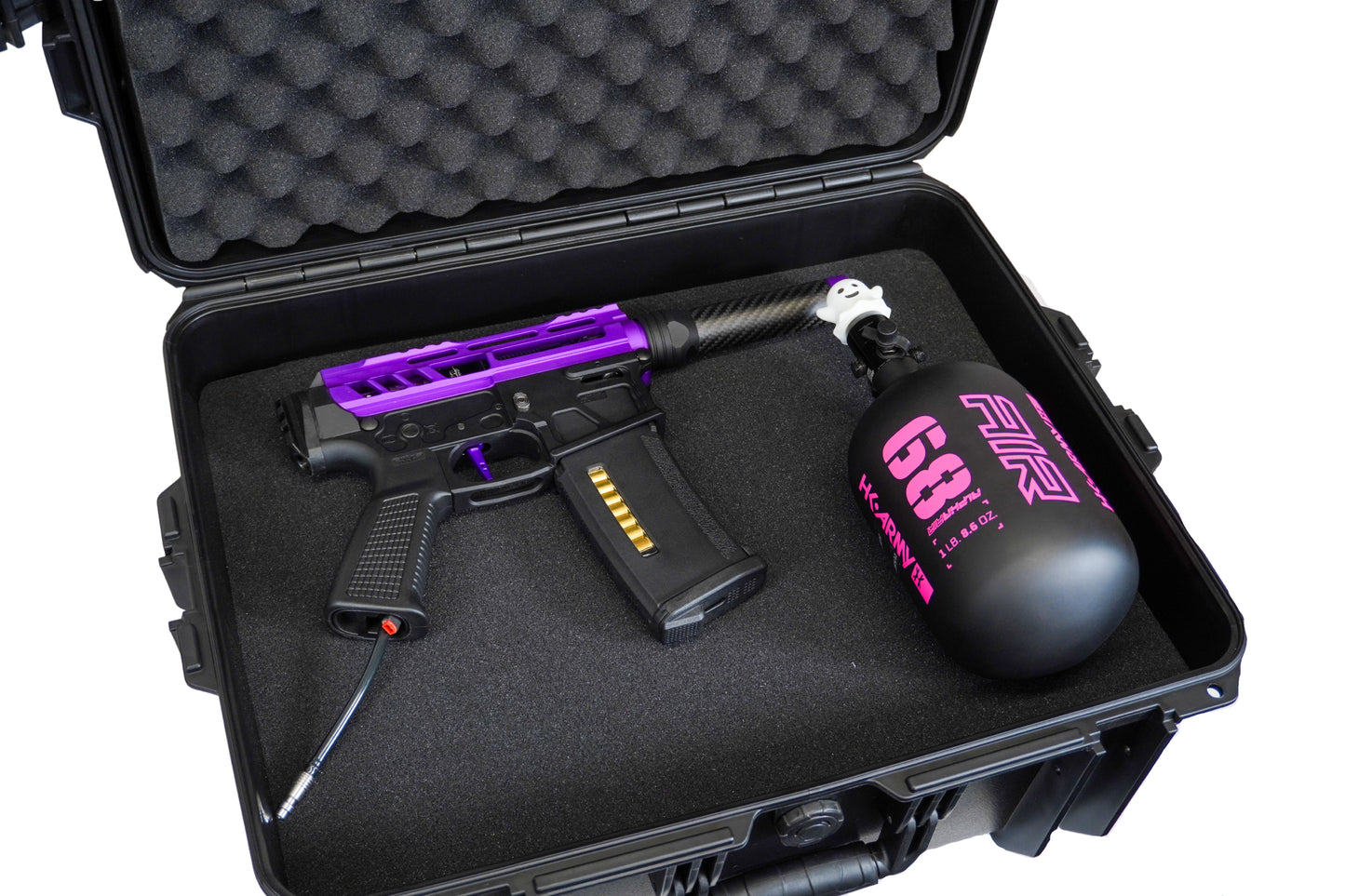 Rebel Medium Polymer Hard Case (Wave/PnP Foam) - IP67 Waterproof, Flight-Ready