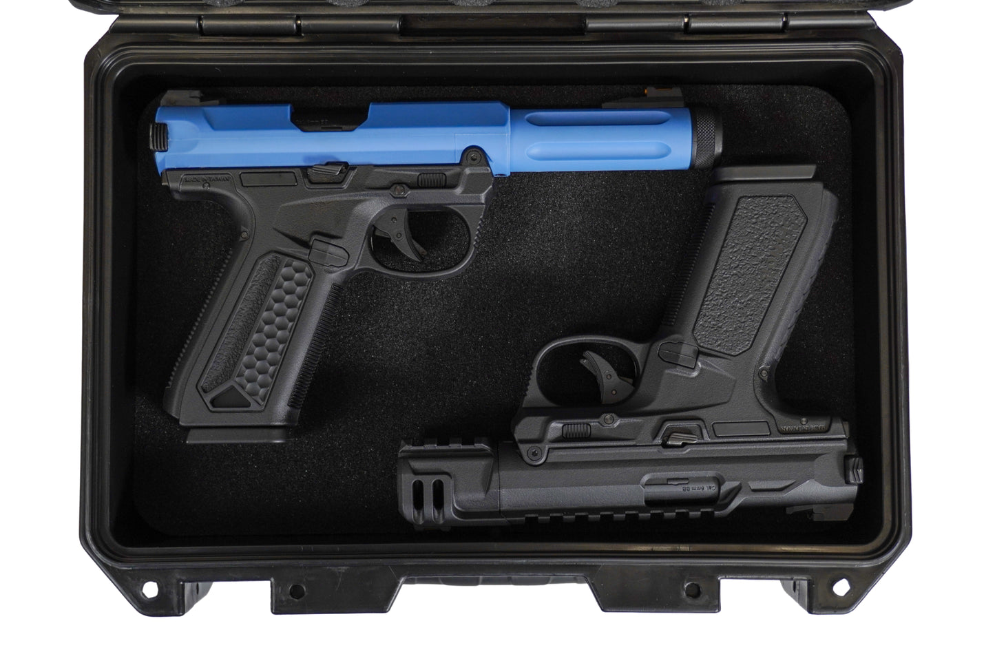 Rebel Small+ Polymer Hard Case (Wave/PnP Foam) - IP67 Waterproof, Flight-Ready