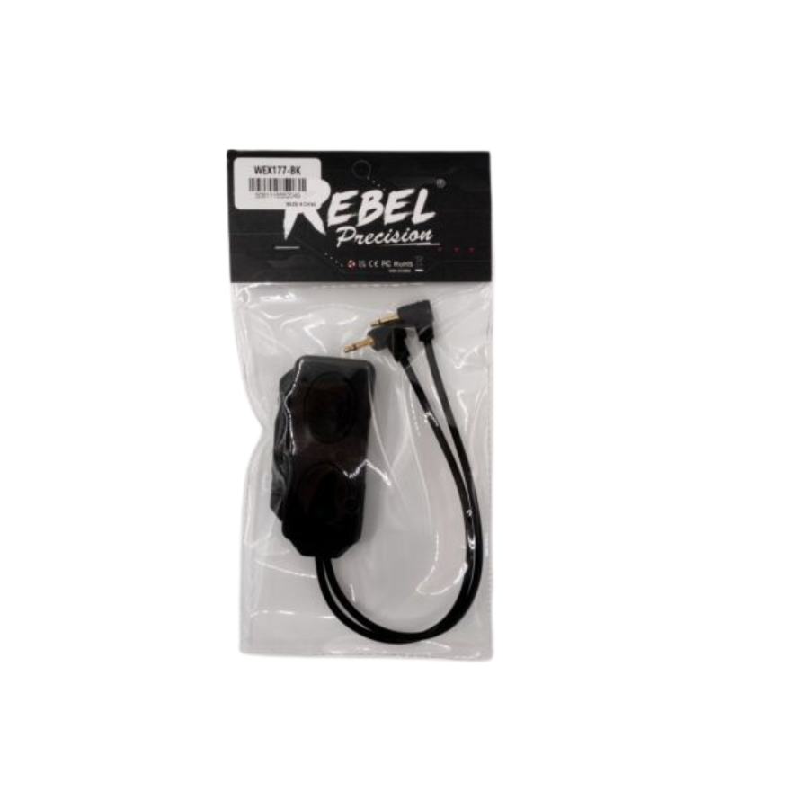 Rebel Double Remote Control for PEQ & Flashlights (2x 2.5mm)