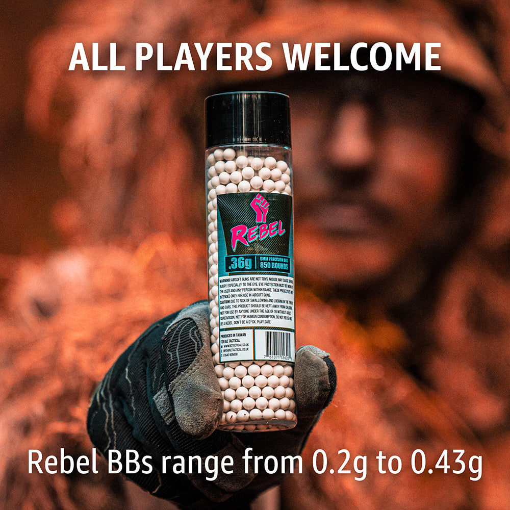Rebel Precision 6mm BIO BBs 1kg Bag - 0.32g