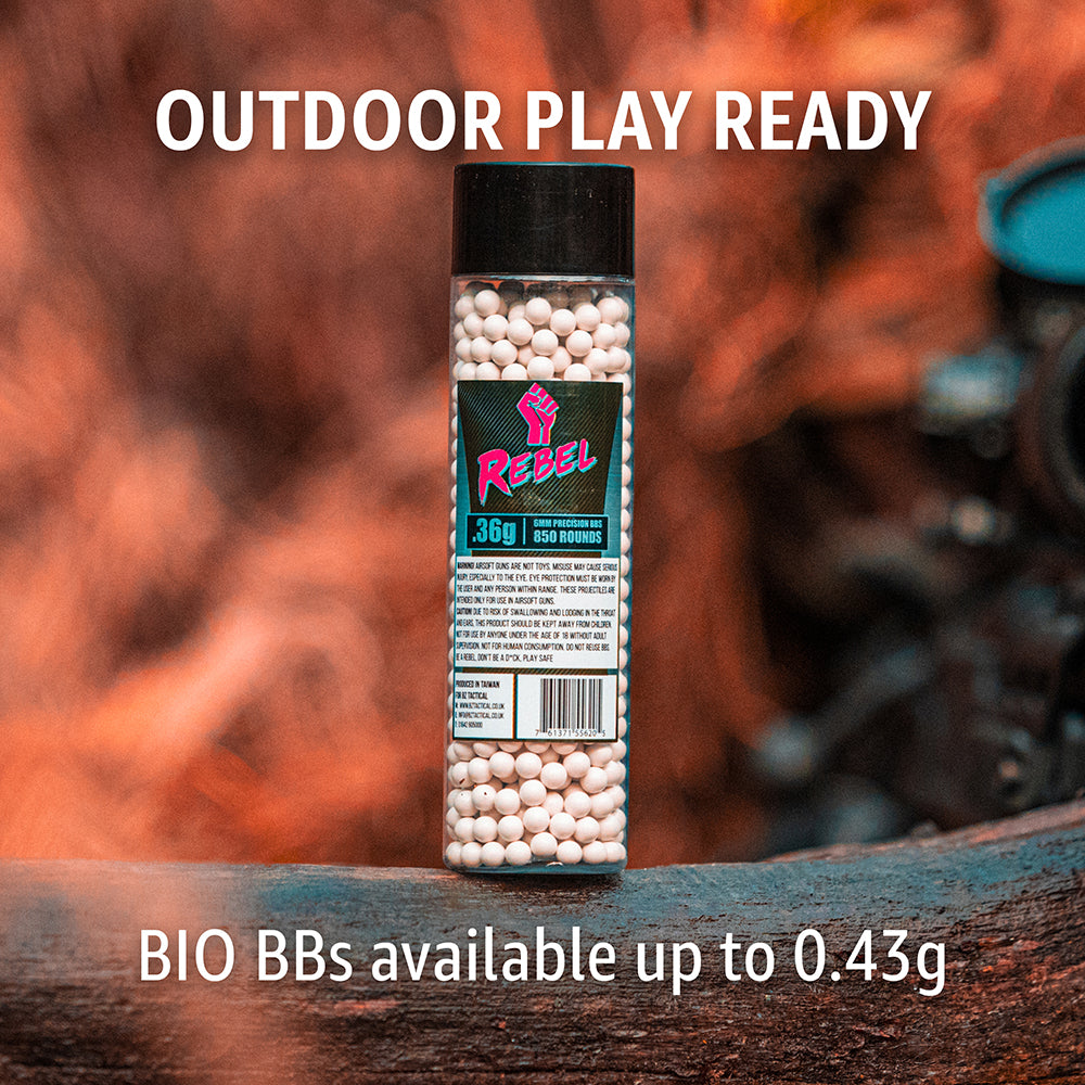 Rebel Precision 6mm BIO BBs 1kg Bag - 0.32g