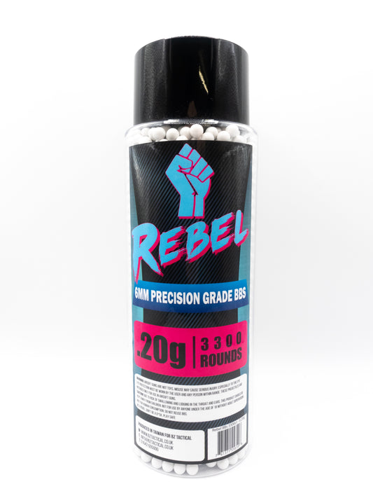 Rebel Precision 6mm BBs 3300ct Bottle - 0.2g
