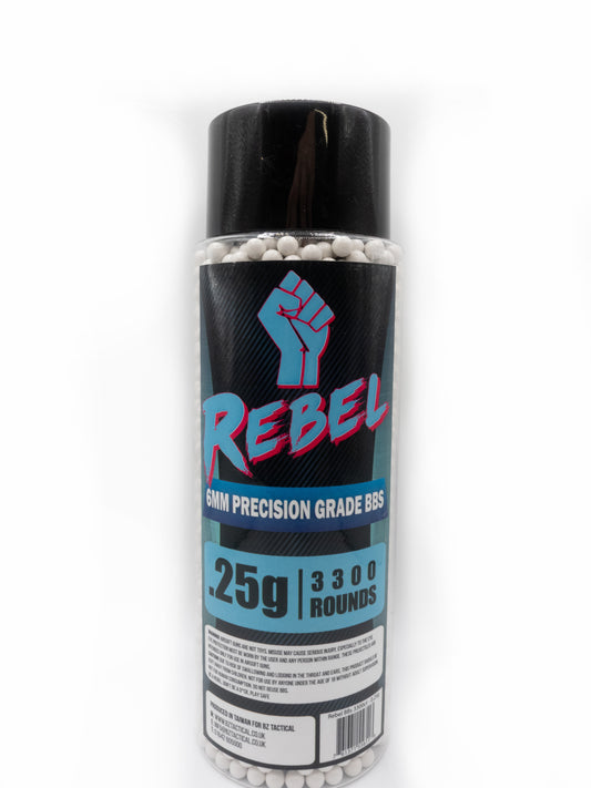 Rebel Precision 6mm BBs 3300ct Bottle - 0.25g