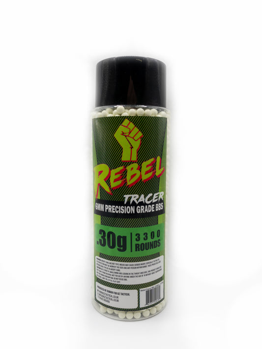 Rebel Precision 6mm Tracer BBs 3300ct Bottle - 0.3g