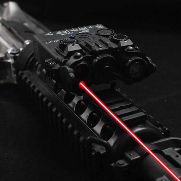 Rebel Aluminium DBAL-A2 Dual Beam Aiming Laser (Red & IR) - Black