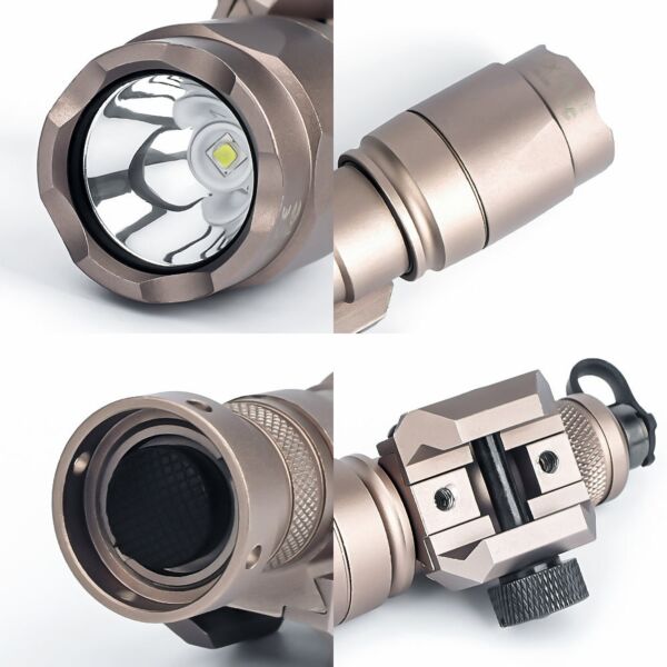 Rebel M300A 280 Lumen Tactical Flashlight with Dual Switch