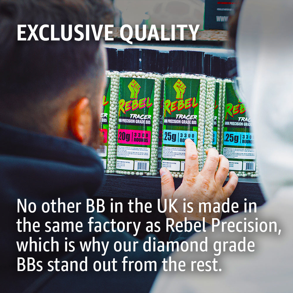 Rebel Precision 6mm BIO BBs 1kg Bag - 0.32g