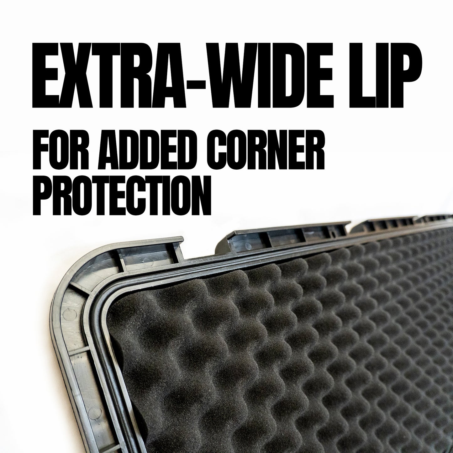 Rebel Medium Polymer Hard Case (Wave/PnP Foam) - IP67 Waterproof, Flight-Ready