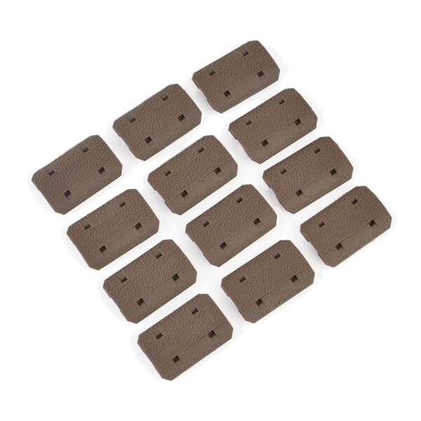 Rebel MLOK Type 2 Rail Covers 12 Pack