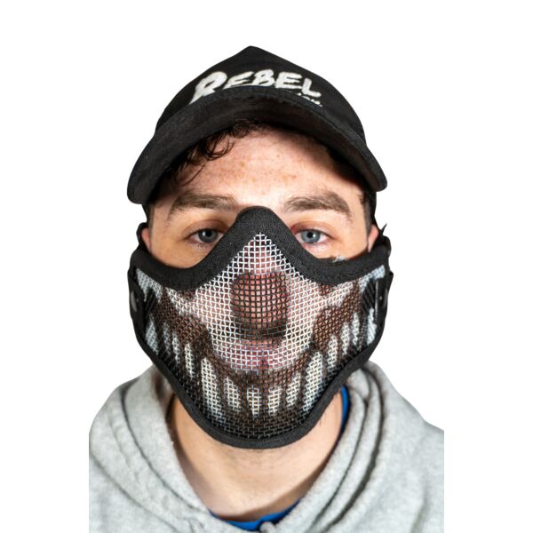 Rebel Precision Steel Lower Face Mask Skull