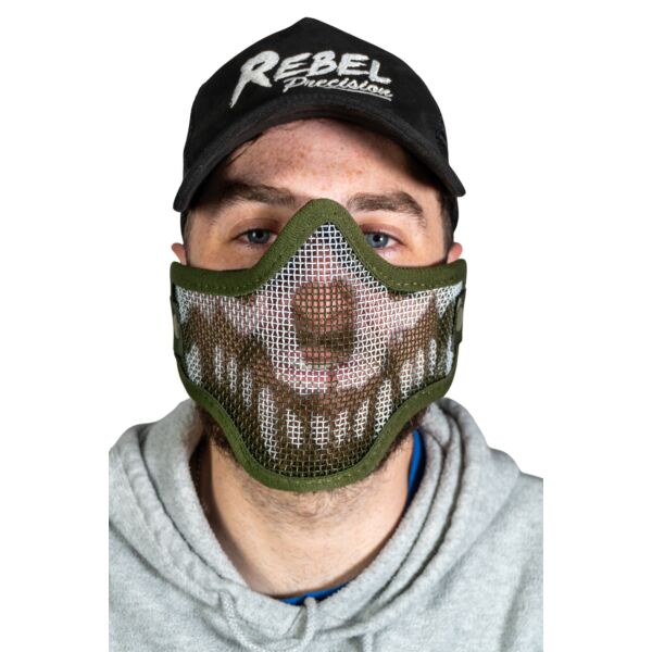 Rebel Precision Steel Lower Face Mask Skull