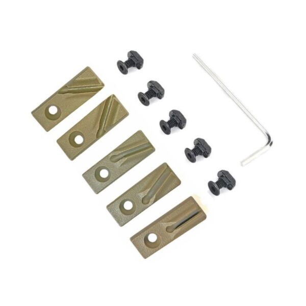 Rebel Angled KeyMod Cable Clips Set of 5