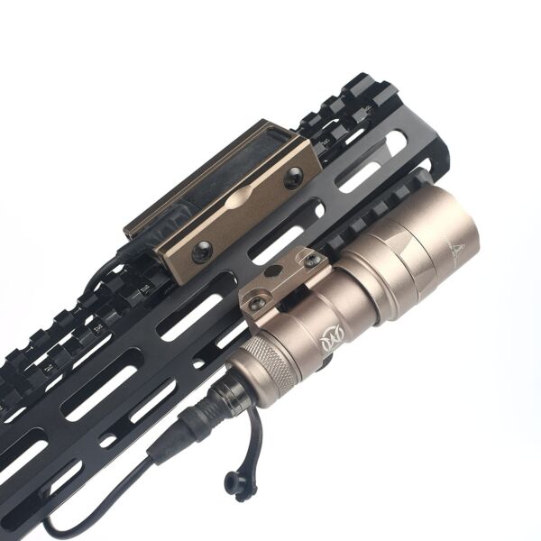 Rebel Picatinny CNC Pocket Panel for Flashlight Pressure Pad