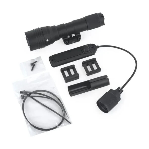 Rebel PROTAC Tactical Torch Flashlight 900 Lumen with Remote Dual Switch