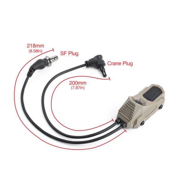 Rebel AN Double Port Pressure Switch (SF & Crane Plugs)