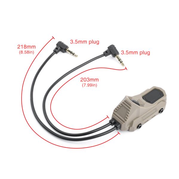 Rebel AN Double Port Pressure Switch (3.5mm)