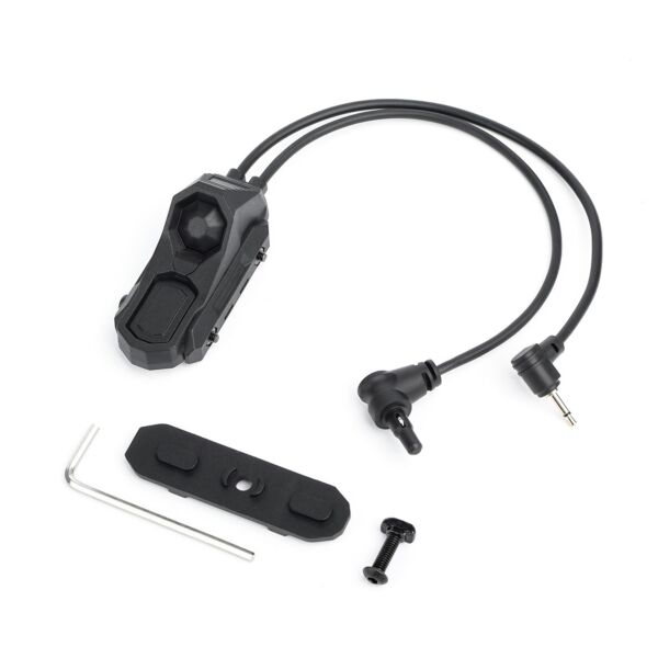 Rebel Double Port Picatinny Switch with Jack & Crane Connector (2.5mm/3.5mm)
