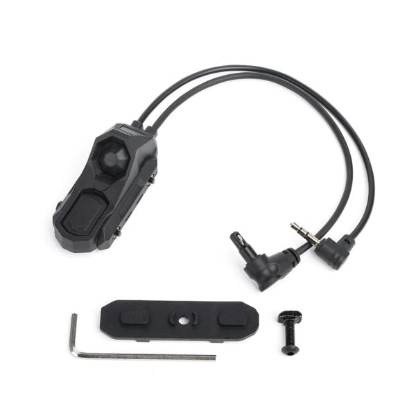 Rebel Double Port Picatinny Switch with Jack & Crane Connector (2.5mm/3.5mm)